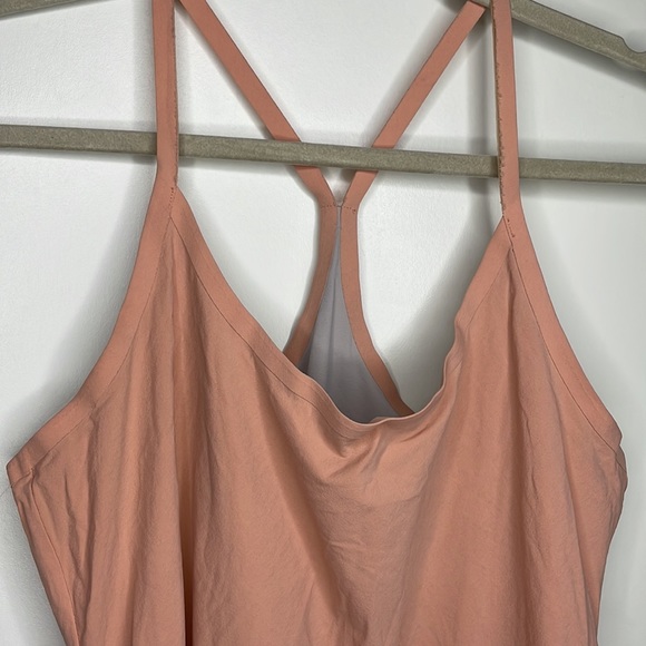 Outdoor Voices Exercise Dress Pink Peach Apricot Mauve Size Small - Picture 2 of 15